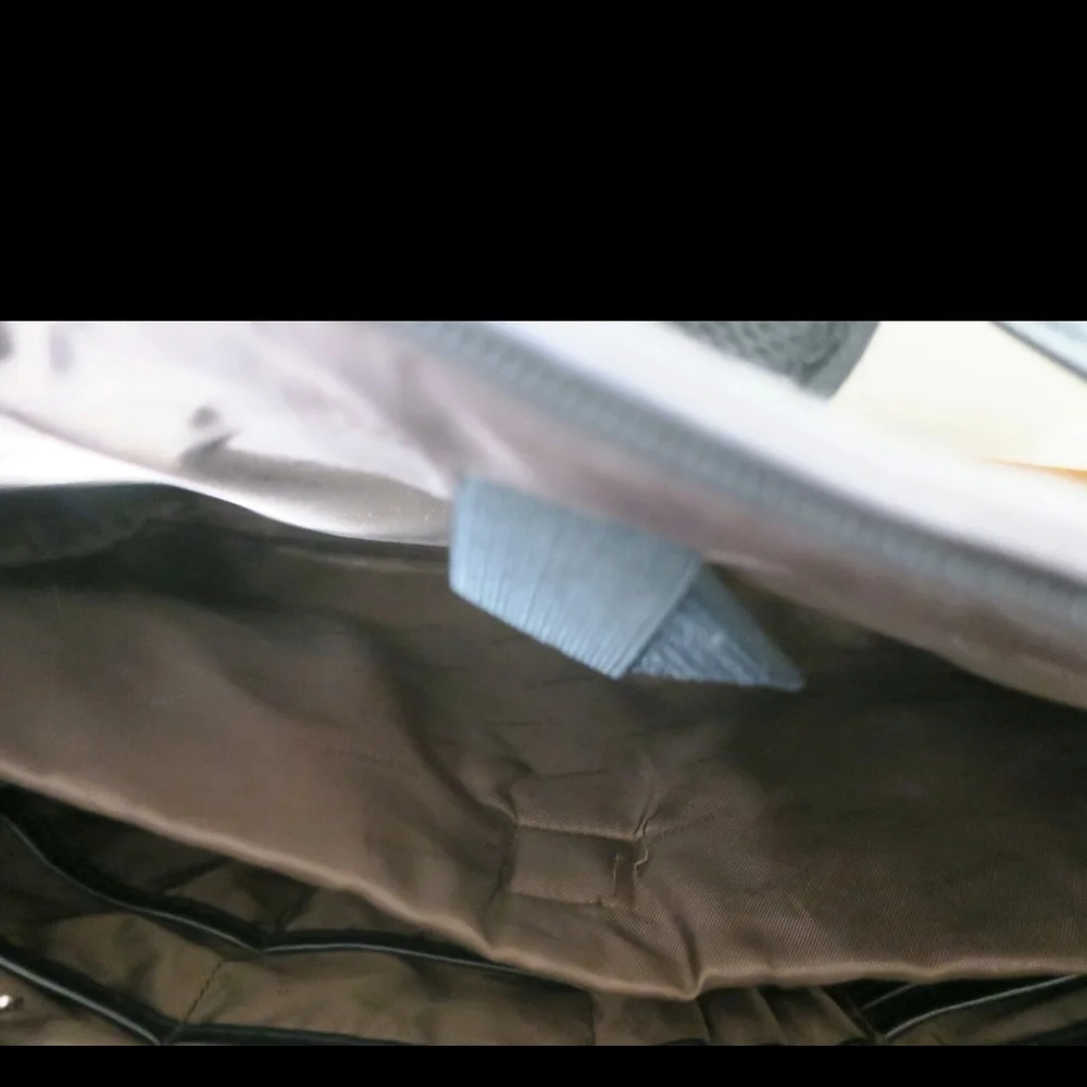 Gray and Black Work Tote